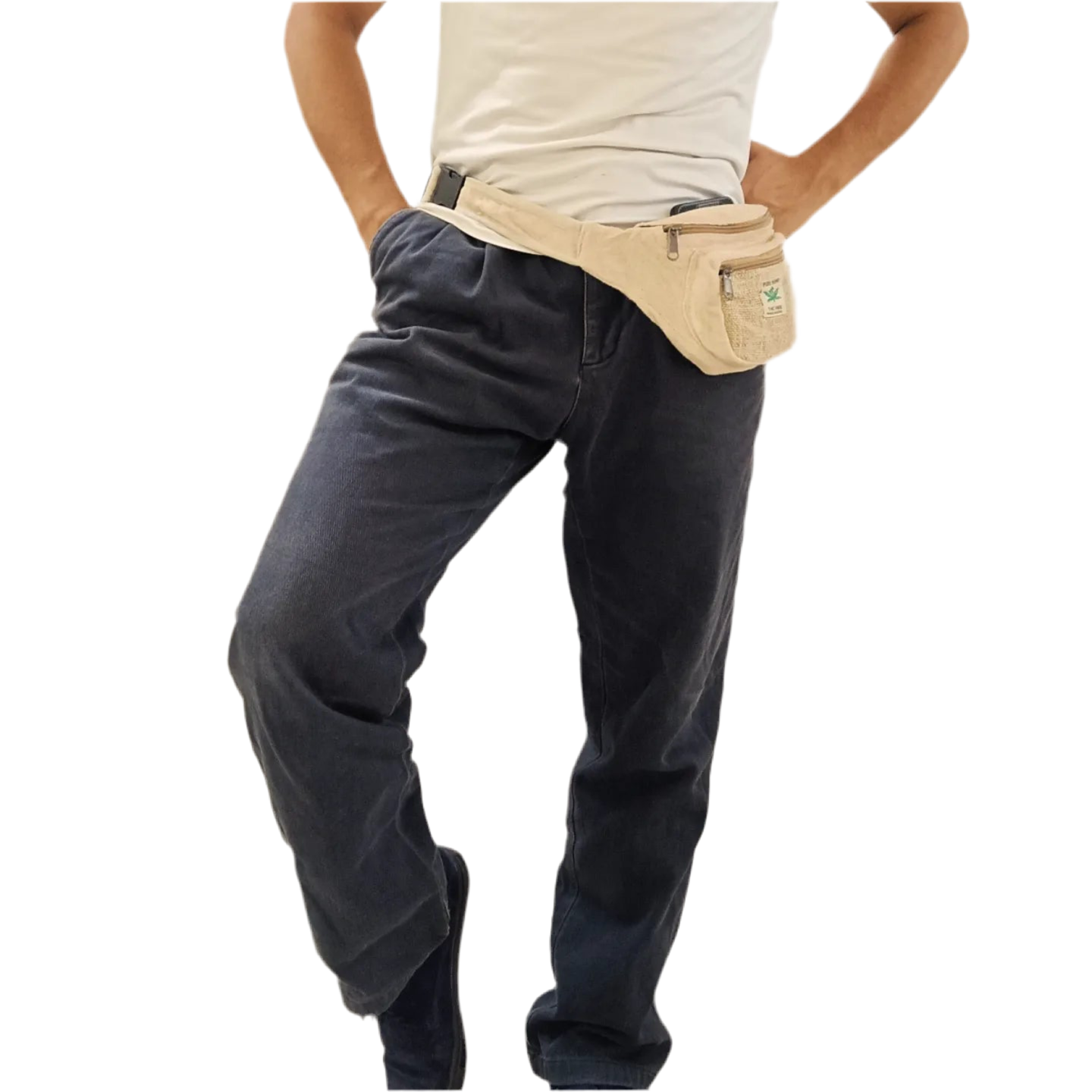 Natural Hemp waist bag
