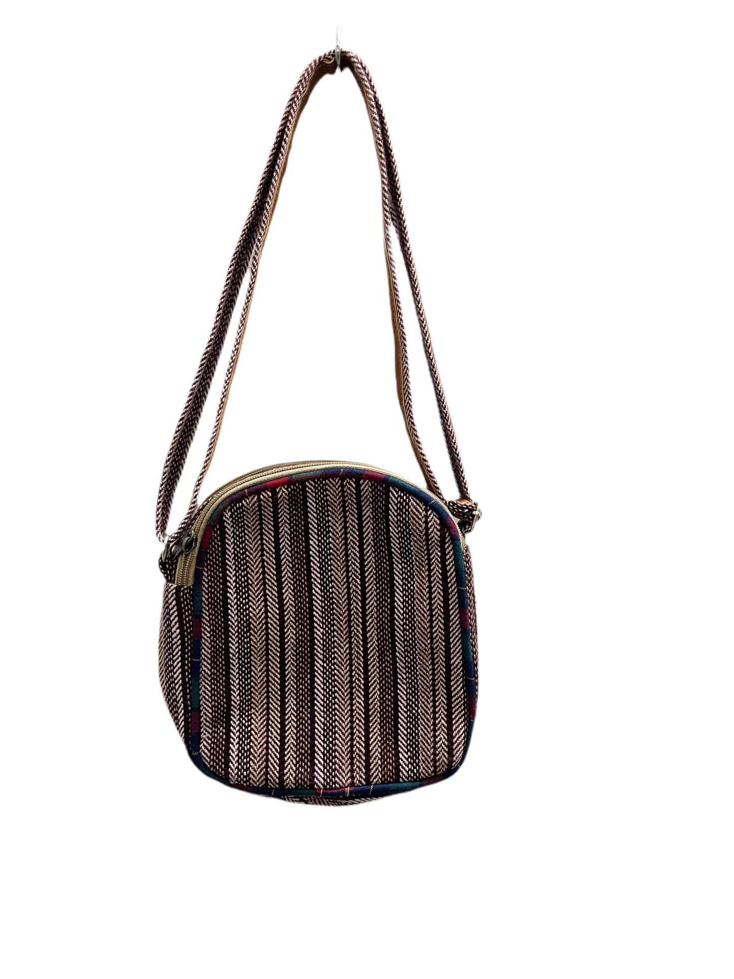 hemp leather sling purple