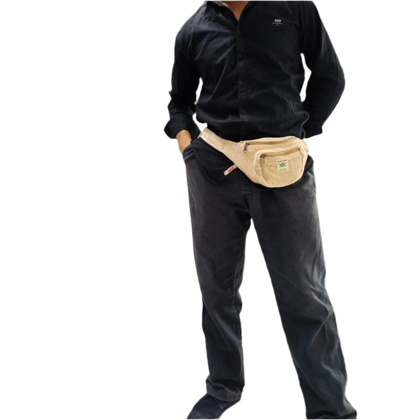 Natural Hemp waist bag