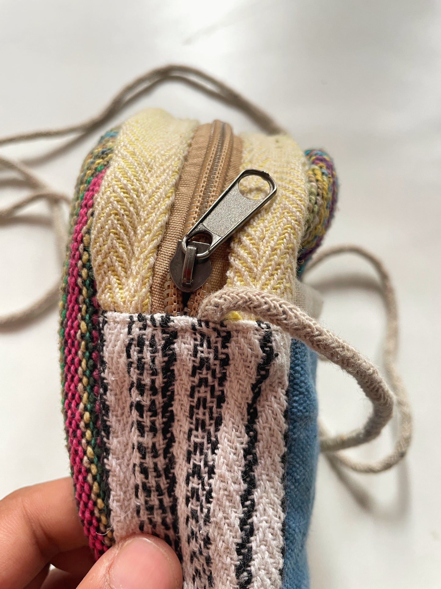 mini sling blue