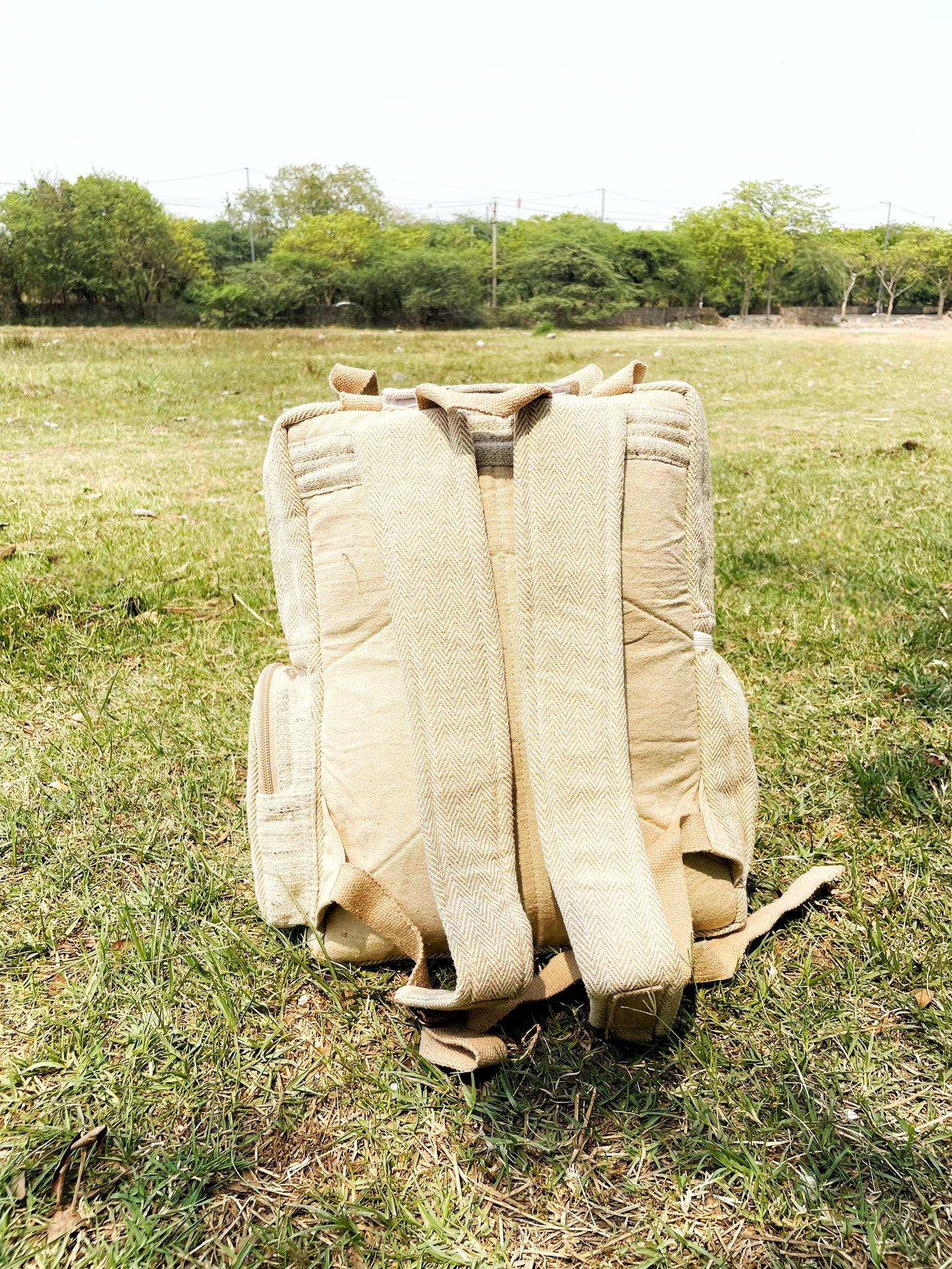Green Shrub Hemp Backpack