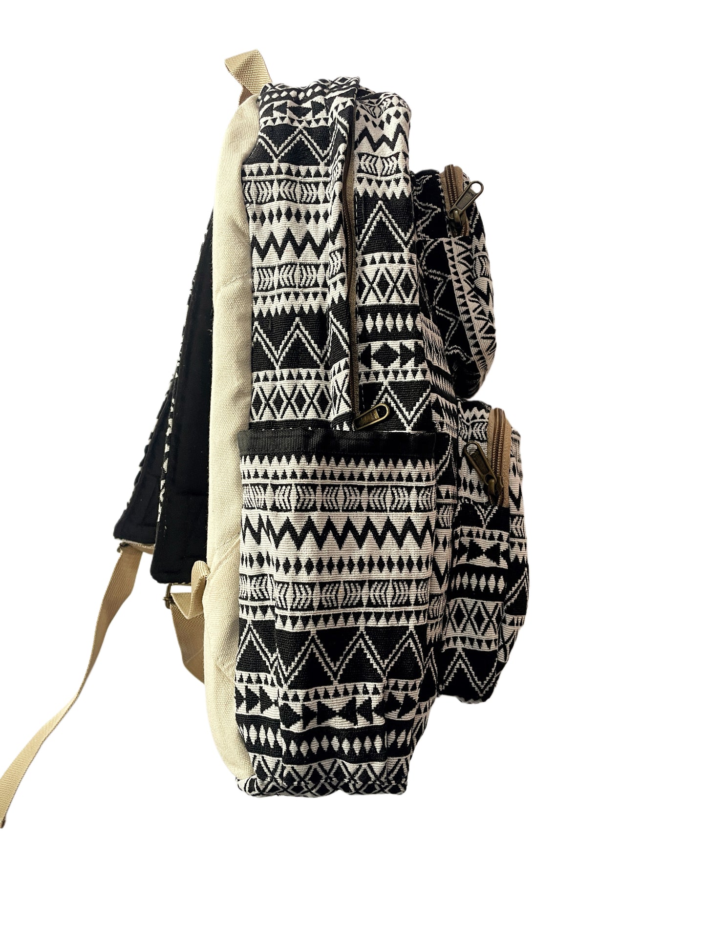 Black ZigZag Backpack