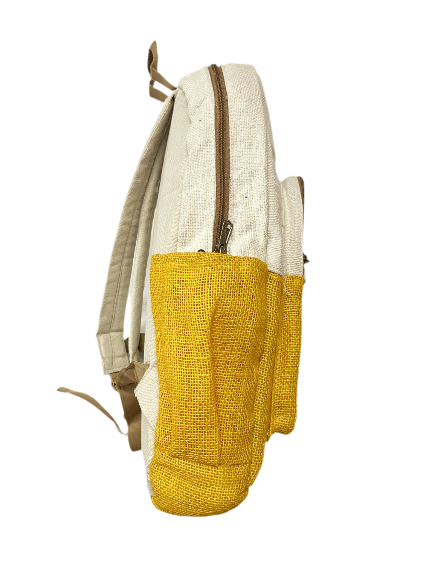 Yellow Jute Backpack