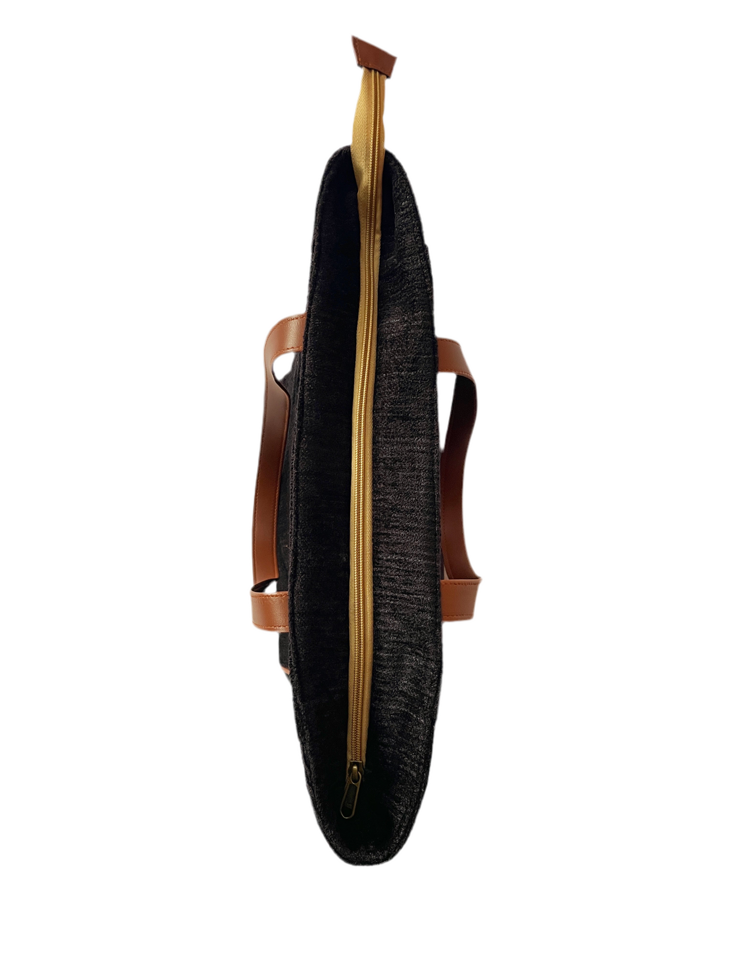 Black Chenille tote