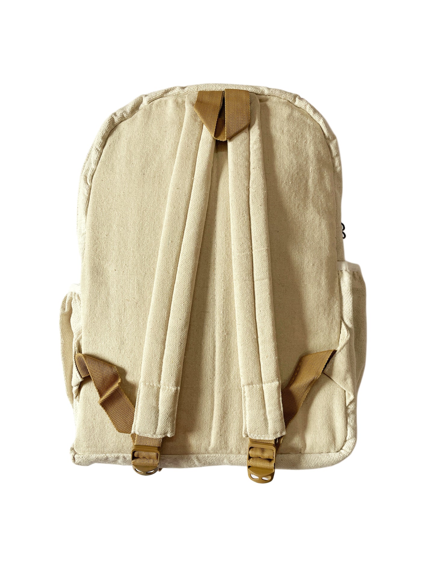 White Canvas Backpack