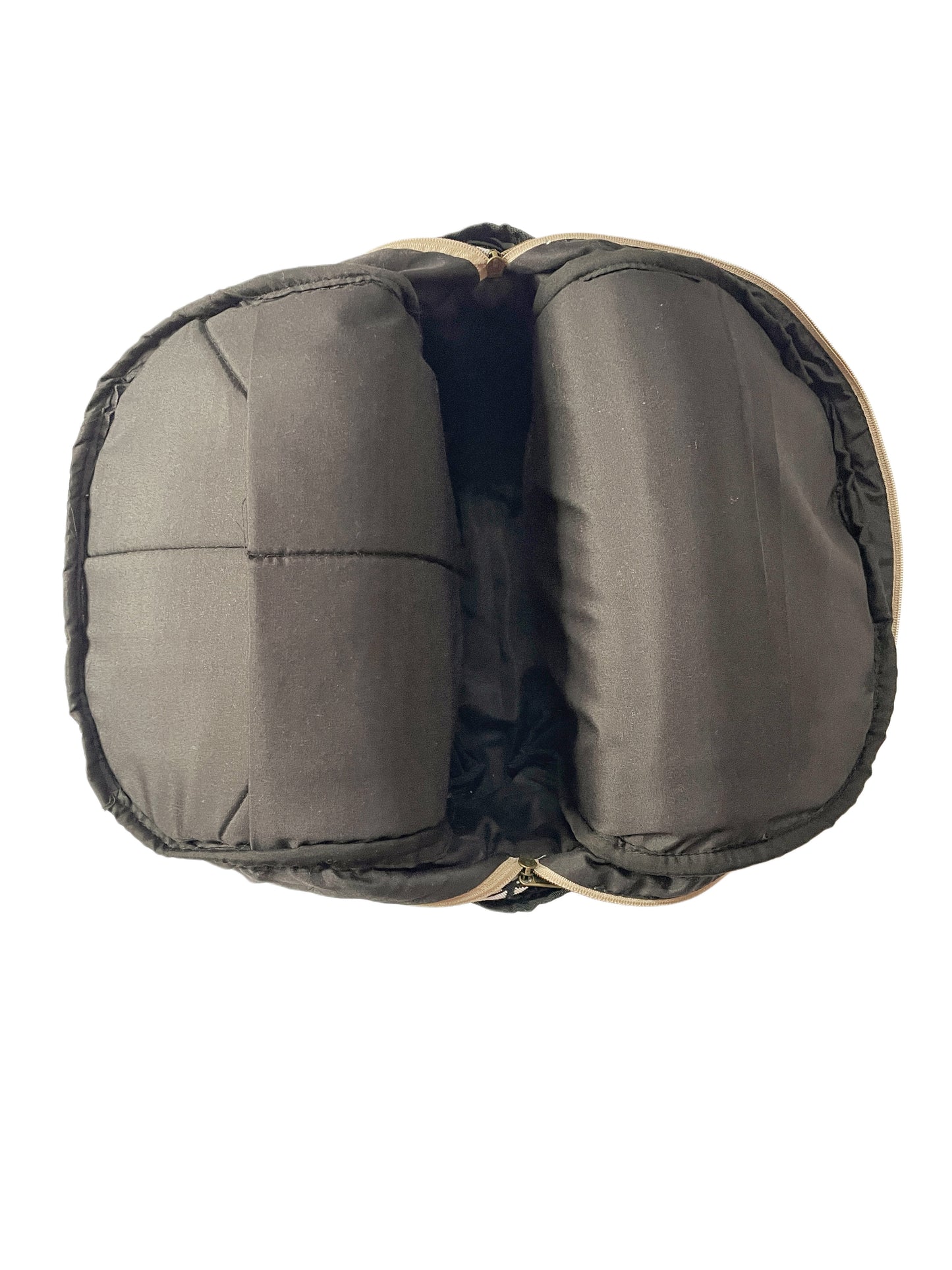 Black prism jacquard backpack
