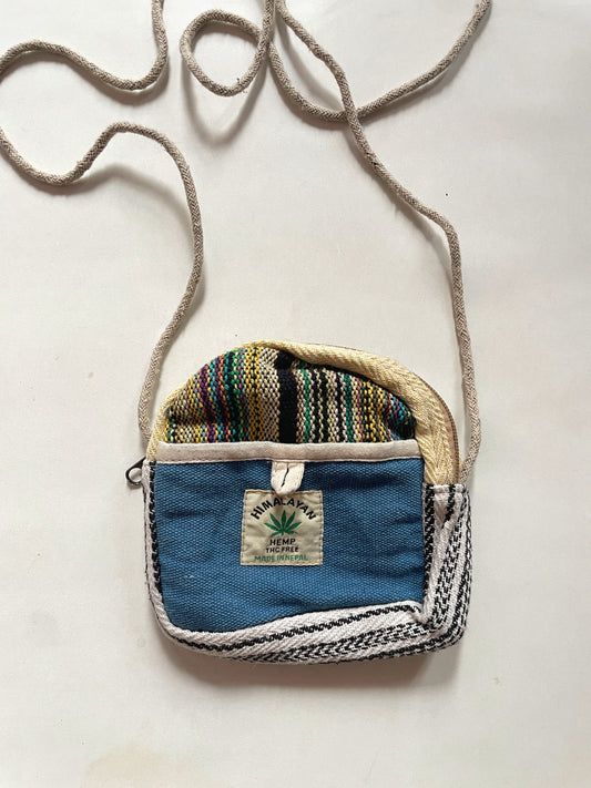 mini sling blue