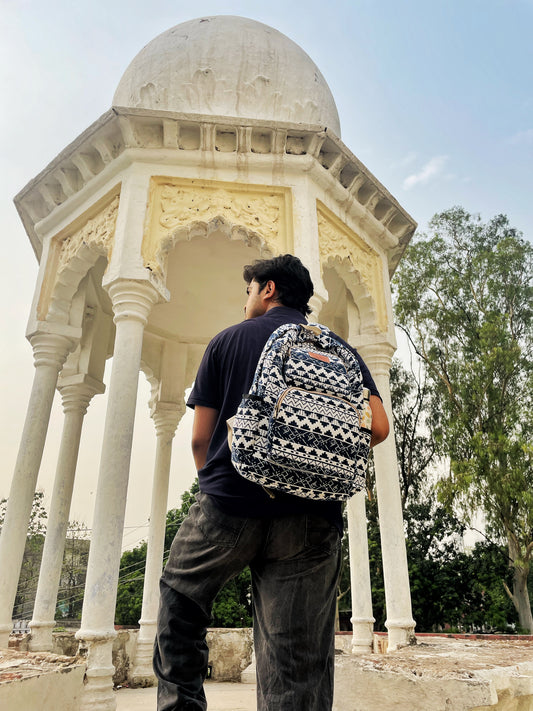 Blue Mazer Backpack
