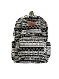 Black ZigZag Backpack