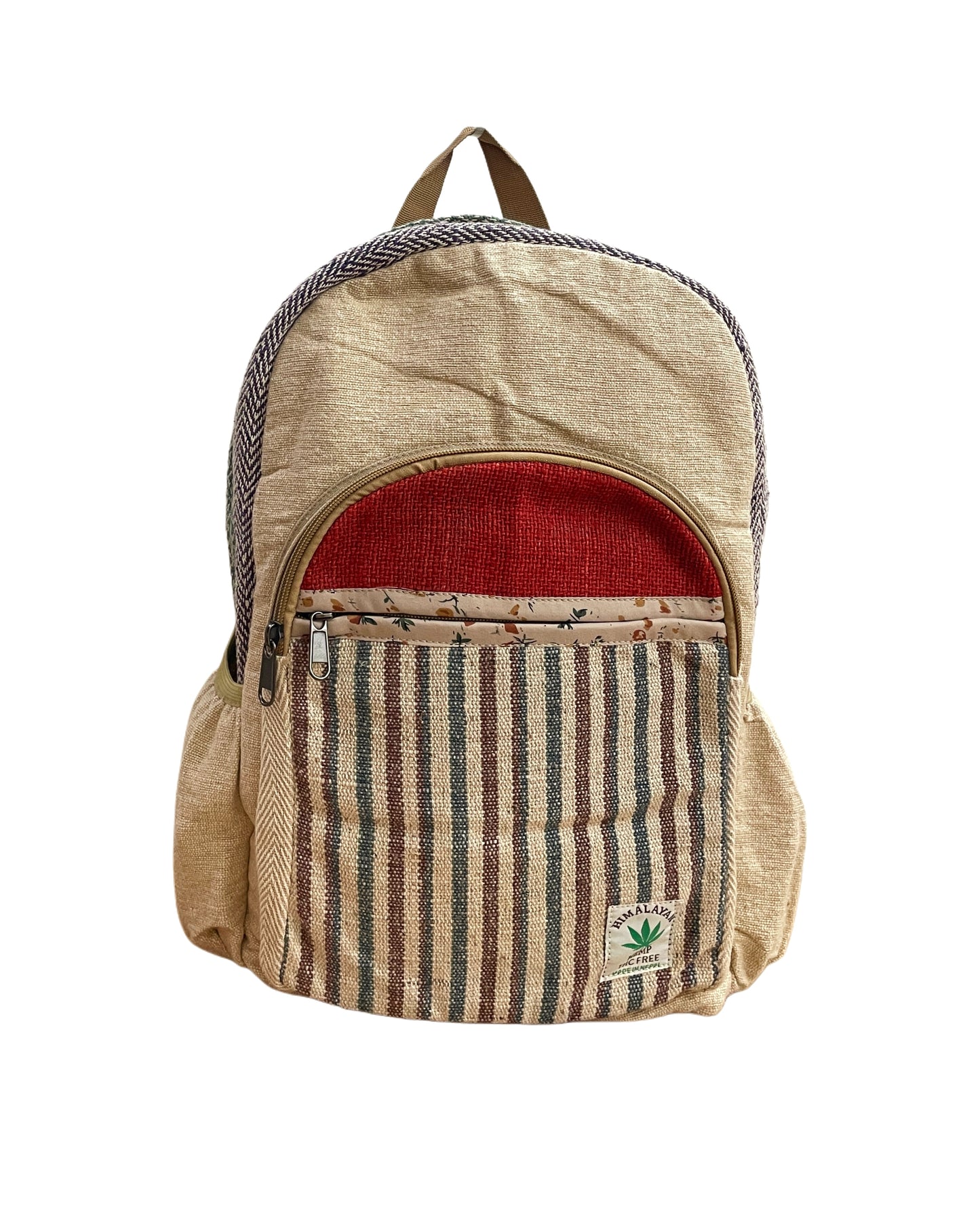 Red cherry Hemp Backpack