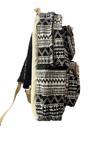 Black ZigZag Backpack