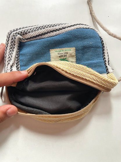 mini sling blue