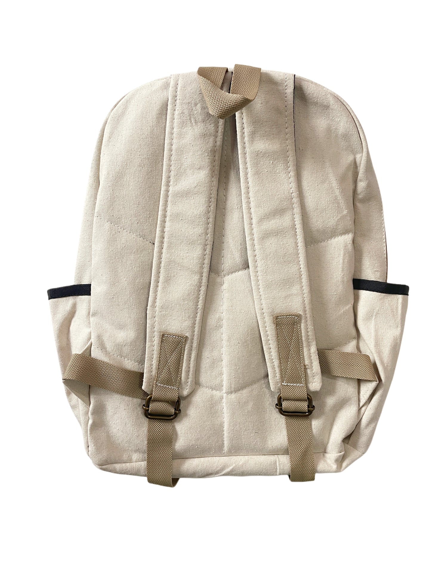 White Canvas Backpack