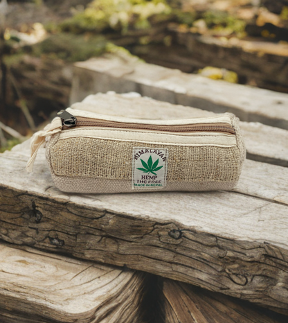 Natural Hemp pencil pouch