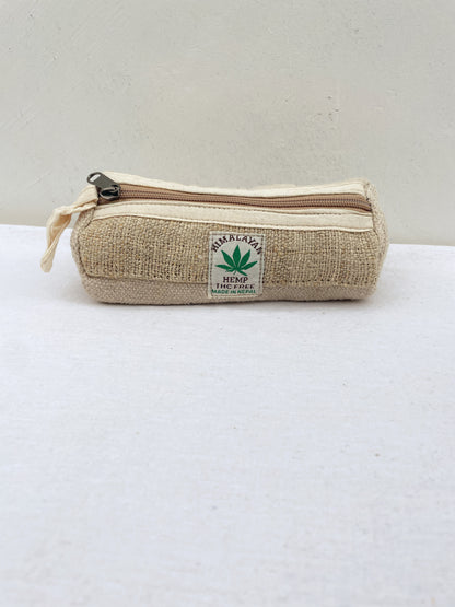 Natural Hemp pencil pouch