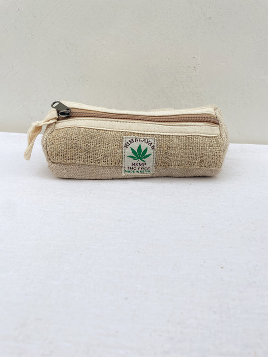Natural Hemp pencil pouch