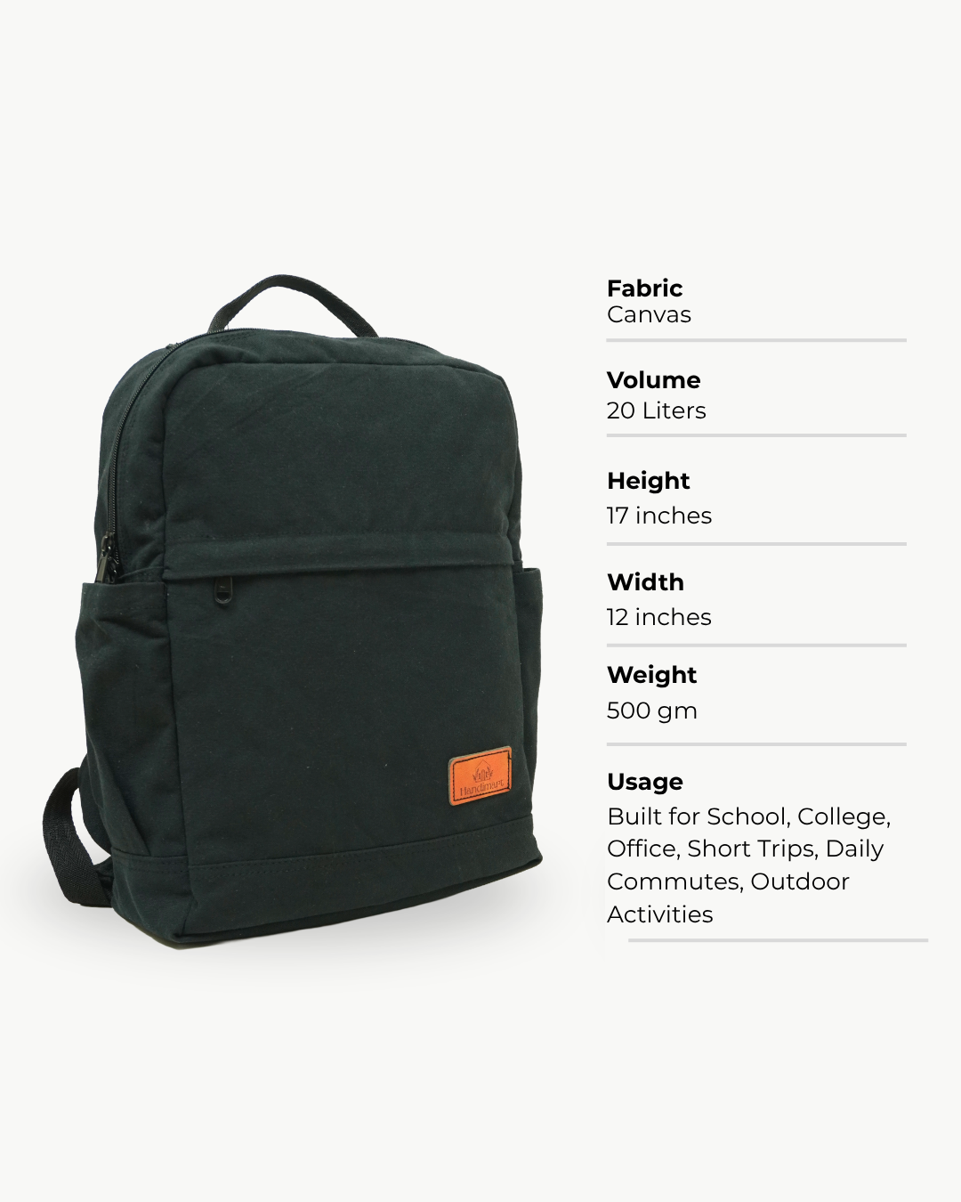Rugged Canvas Backpack