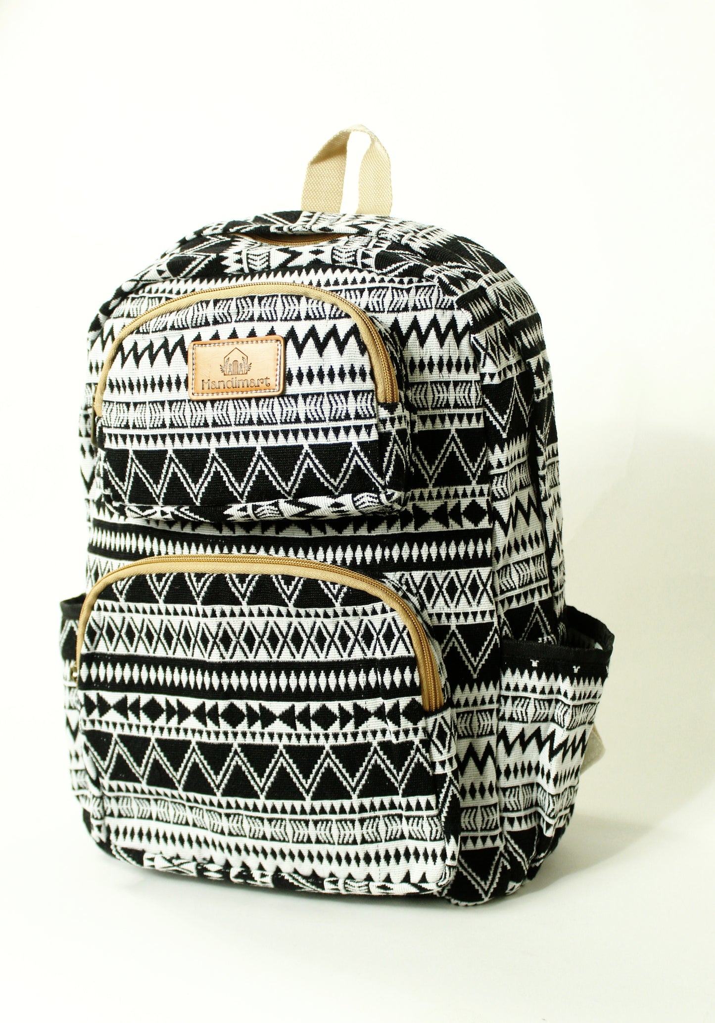 Black ZigZag Backpack