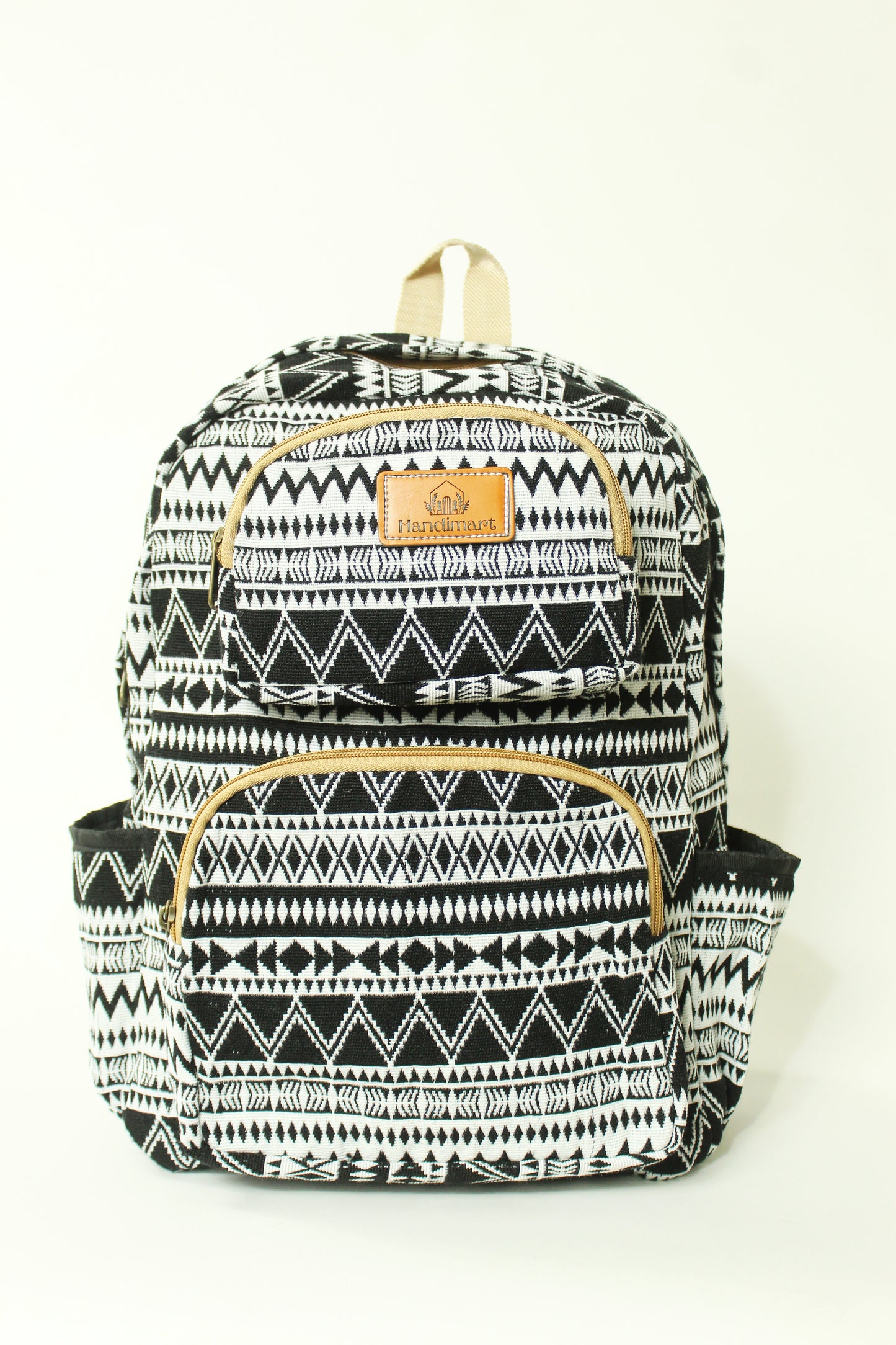 Black ZigZag Backpack