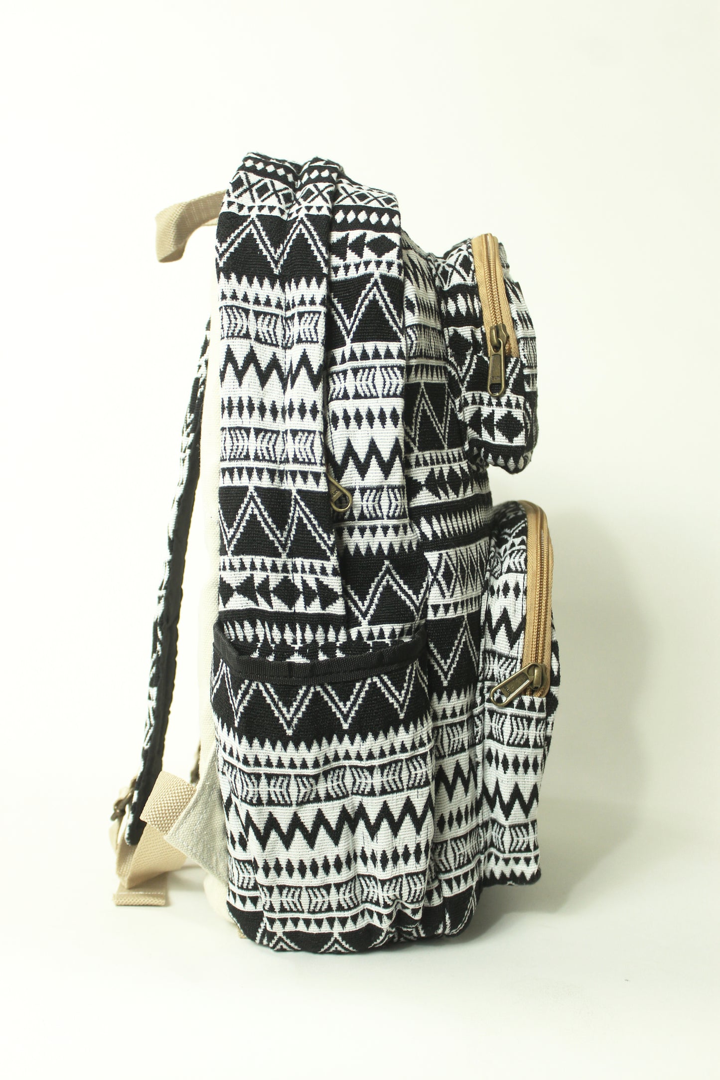 Black ZigZag Backpack